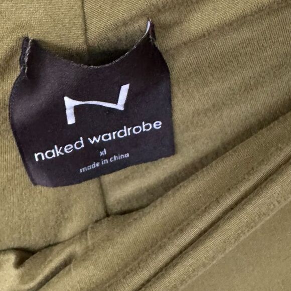 Naked Wardrobe Bare Pants in Green XL - Picture 4 of 4